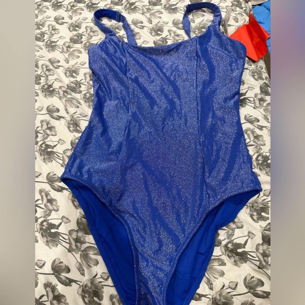 YITTY Blue Shimmer One Piece Swimsuit
